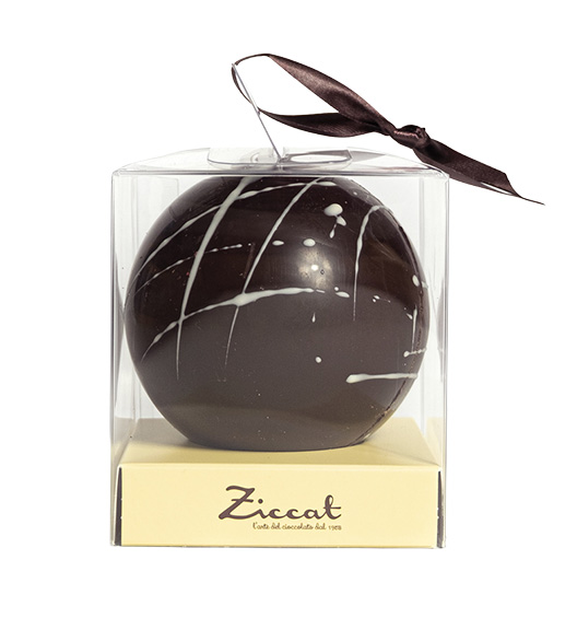 Weihnachtskugel Zartbitterschokolade